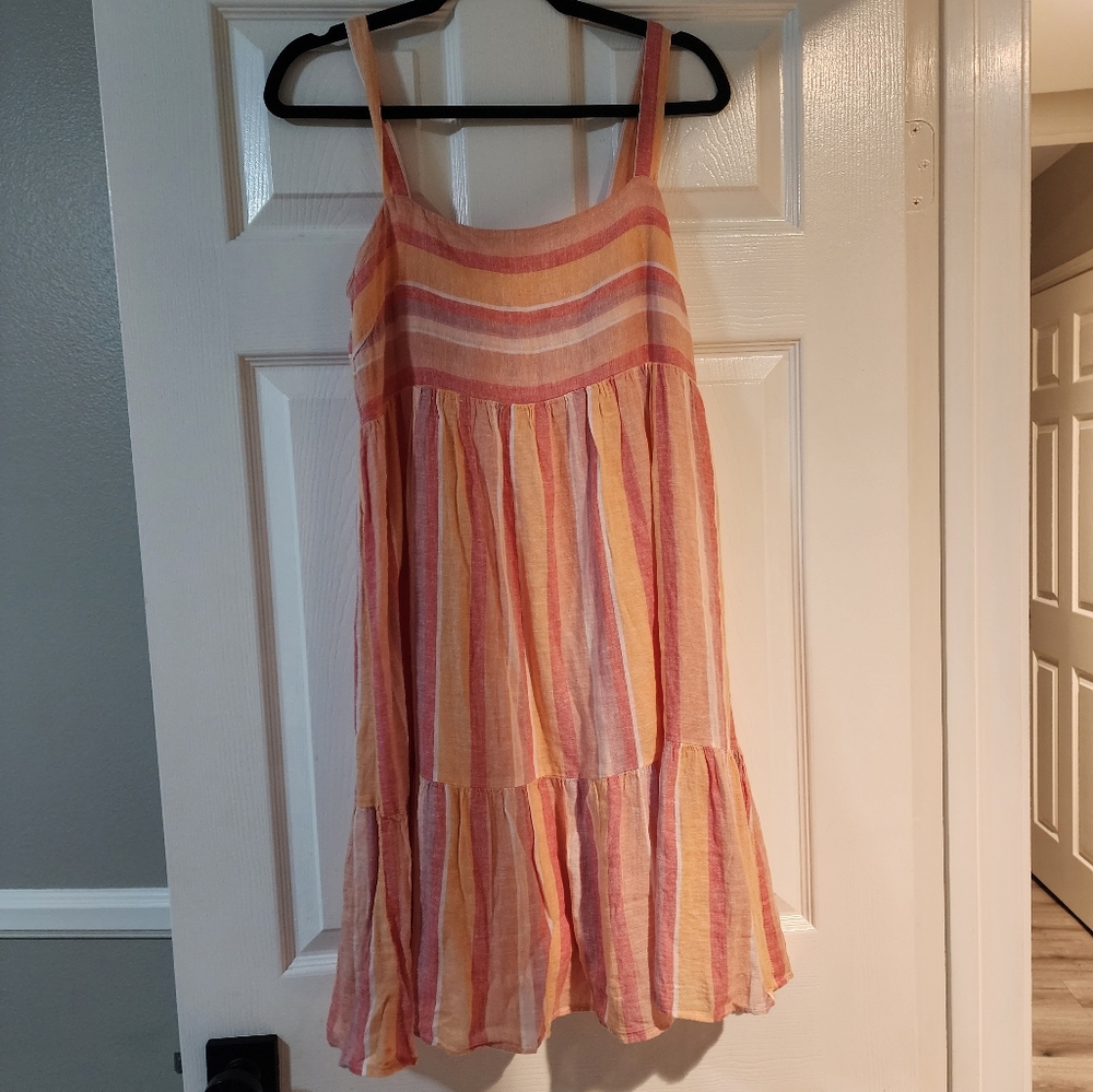Rails Sadie Stripe Linen Minidress
